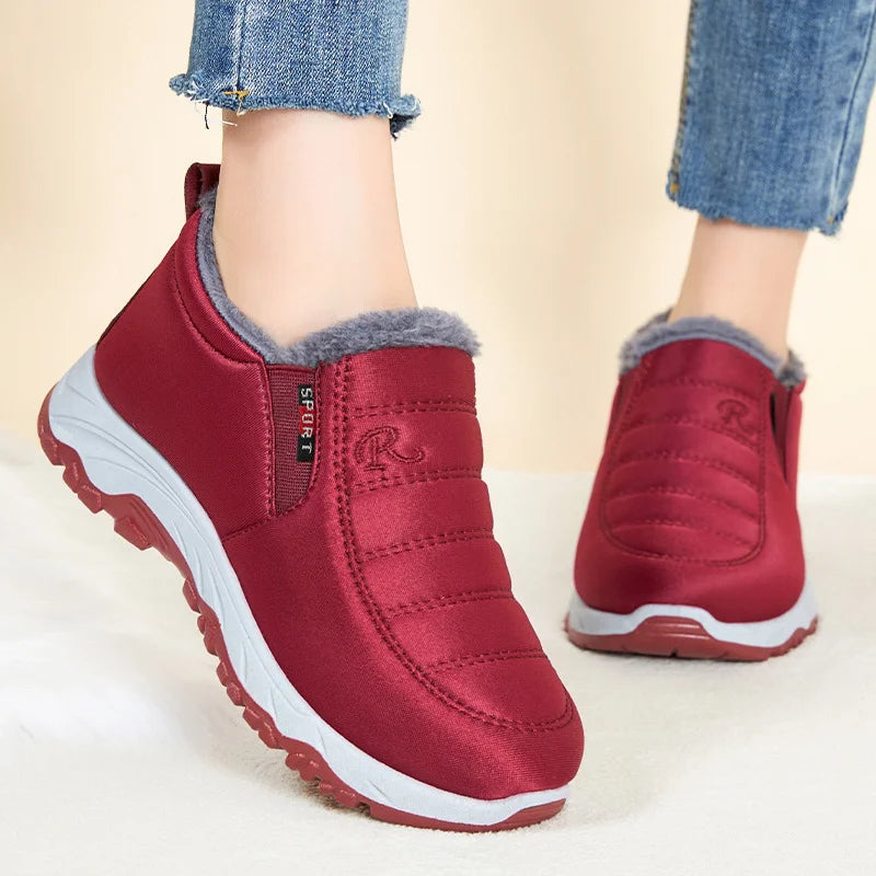 Lena | Stylische Schlupf Winterstiefel