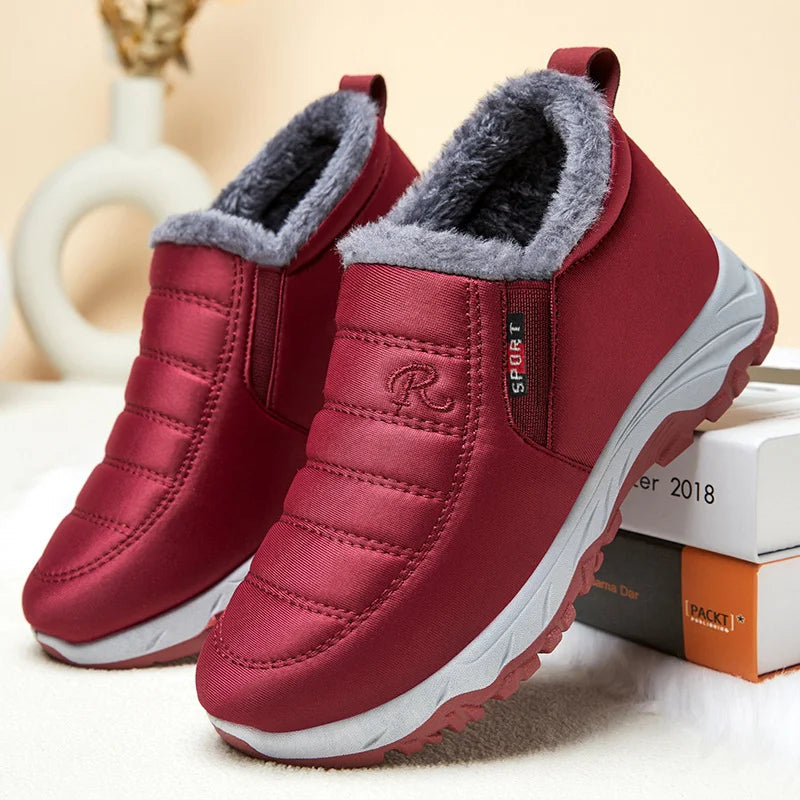 Lena | Stylische Schlupf Winterstiefel