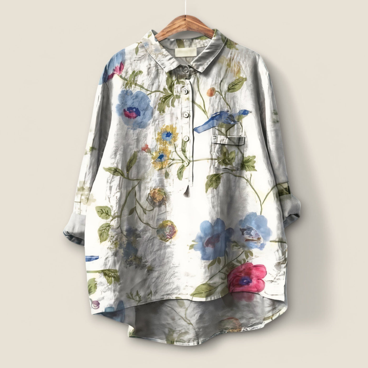 Leah | Bluse mit Blumendruck