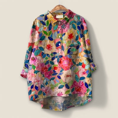 Leah | Bluse mit Blumendruck