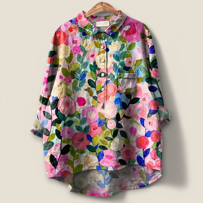 Leah | Bluse mit Blumendruck
