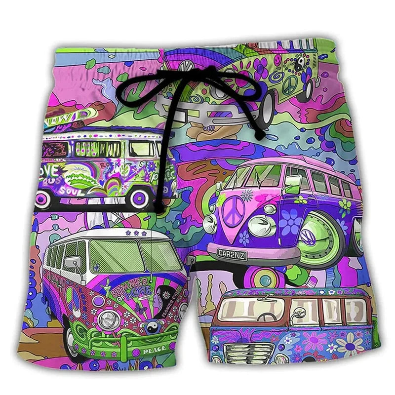 Ninos | Leichte Graffiti -Print -Schwimmshorts