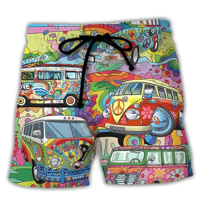 Ninos | Leichte Graffiti -Print -Schwimmshorts