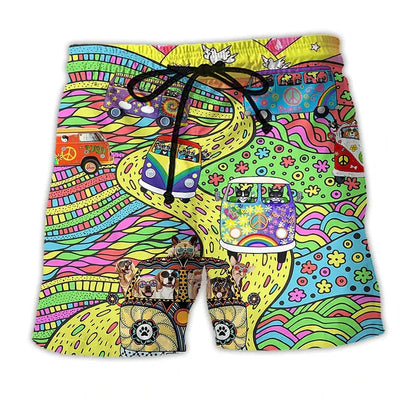 Ninos | Leichte Graffiti -Print -Schwimmshorts