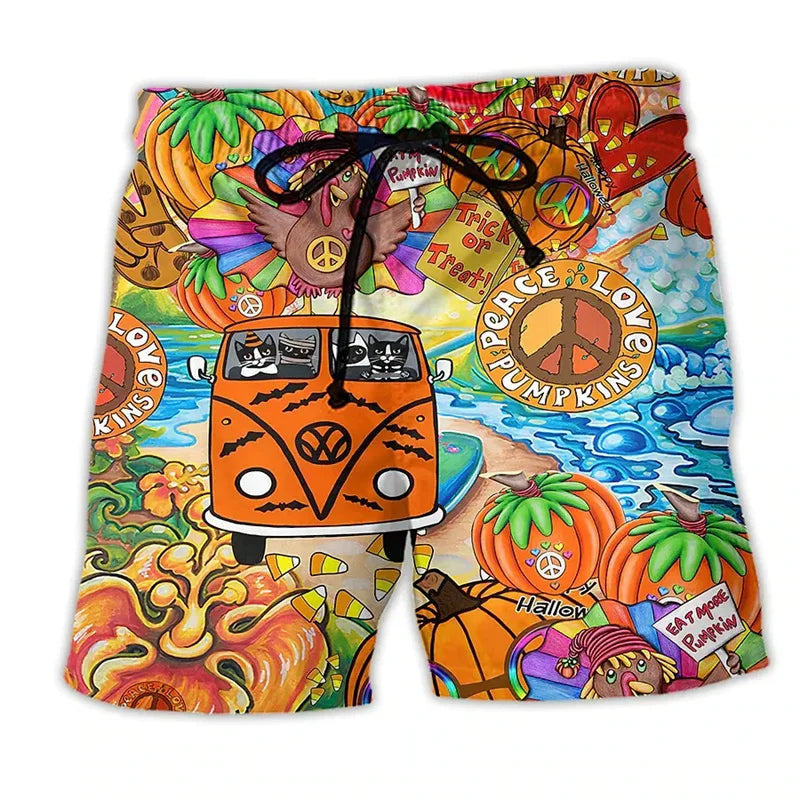 Ninos | Leichte Graffiti -Print -Schwimmshorts