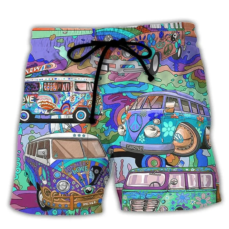 Ninos | Leichte Graffiti -Print -Schwimmshorts