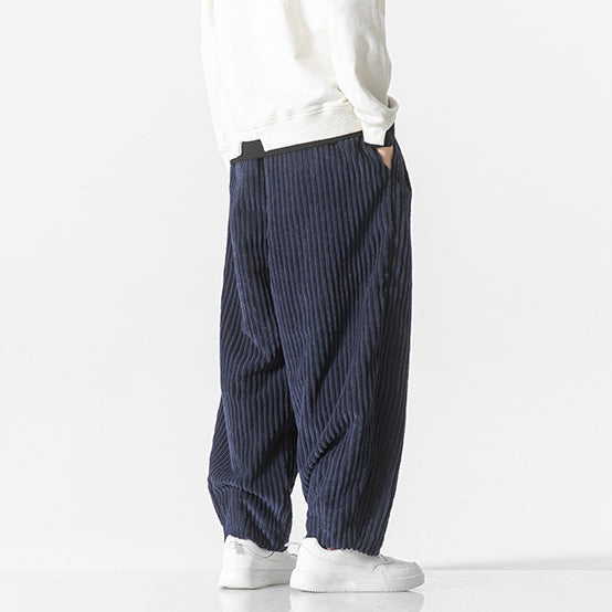 Masaaki | Cordhose – Bequeme Eleganz mit Elastischem Bund und Seitentaschen