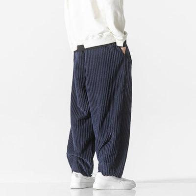 Masaaki | Cordhose – Bequeme Eleganz mit Elastischem Bund und Seitentaschen