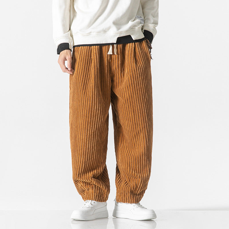 Masaaki | Cordhose – Bequeme Eleganz mit Elastischem Bund und Seitentaschen