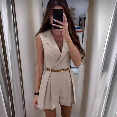 Variant image for Claudia Jumpsuit Damen – Elegantes, ärmelloses Design aus atmungsaktivem Stoff-6