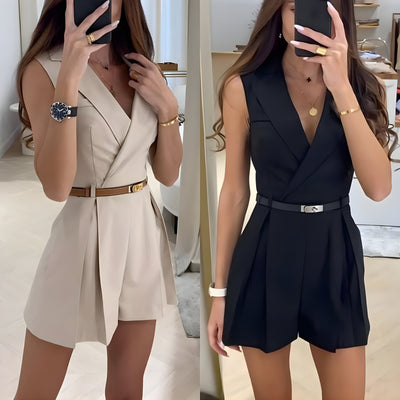 Antonia | Jumpsuit Elegantes, ärmelloses Design aus atmungsaktivem Stoff