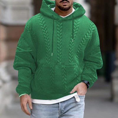 Paul | Lässiger bedruckter Kängurutaschen-Kapuzenpullover