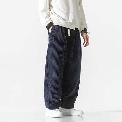 Masaaki | Cordhose – Bequeme Eleganz mit Elastischem Bund und Seitentaschen