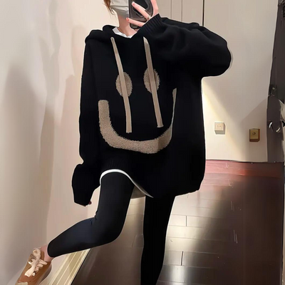 Vanessa | Freizeitlook Oversize Kapuzenpullover