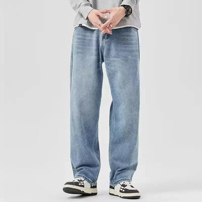 Tom | Lässiger Stil mit Weitem Bein Baggy Jeans