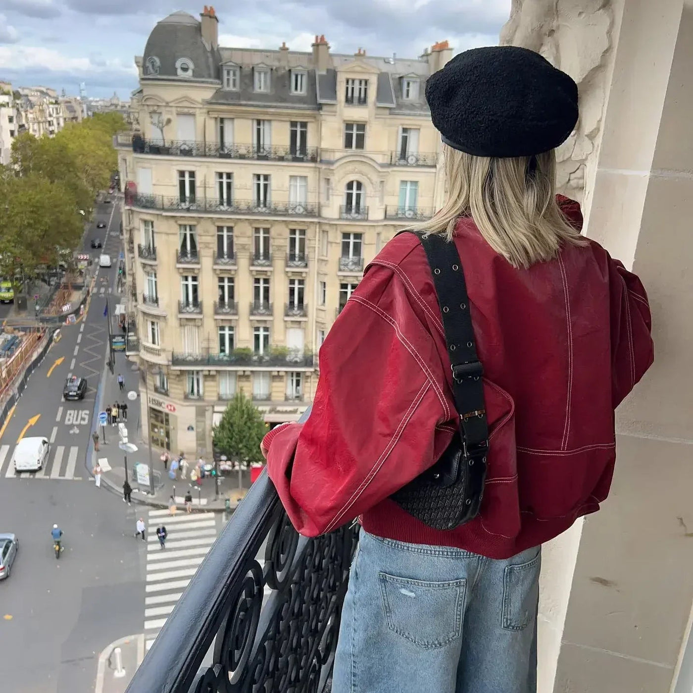 Katharina | Oversize Leder jacke