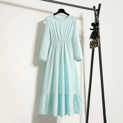 Variant image for Frühlingszauber | Maxikleid Langarm Floral für Damen-3