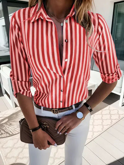 Carina | Damenbluse mit Streifen für Lässigen Chic