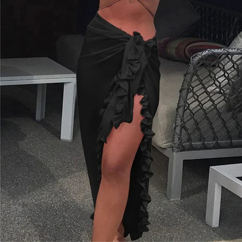 Chiffon Pareo | Strandkleid Damen-3