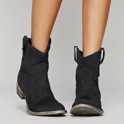 Vintage Chic | Stivali Cowboy Donna alla Caviglia 5
