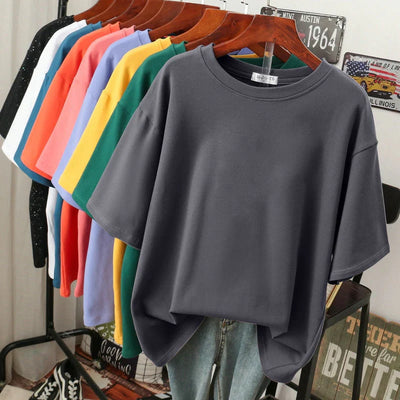 Rhoswen | T-Shirt – Übergröße, Baumwolle, Lässig und Modern