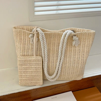 Bali | Strandtasche aus Stroh für Strand und Freizeit