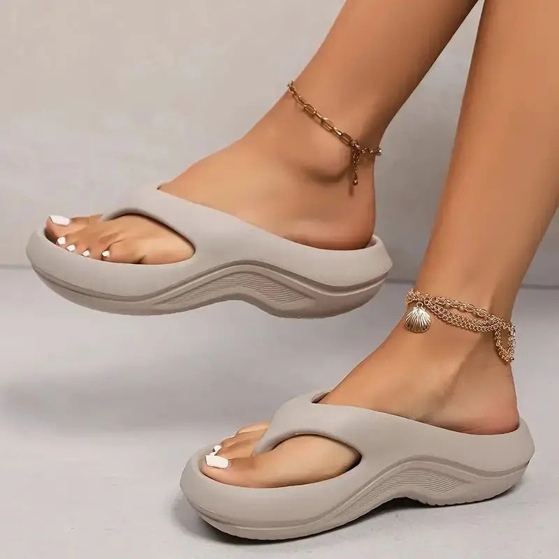 Dicke Wolken | Flip Flops – Sommer Sandalen für Frauen-1