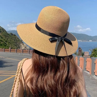 Gina | Strandhut für Frauen – Eleganter Sonnenschutz mit Breiten Kanten-5