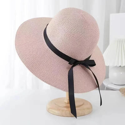 Gina | Strandhut für Frauen – Eleganter Sonnenschutz mit Breiten Kanten-4