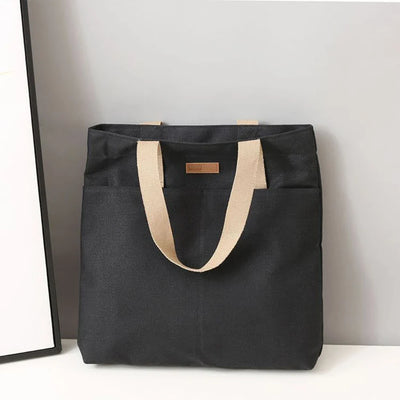 Lina | Einkaufstasche Shopper aus Leinwand – Große Kapazität, Unisex-Design-3