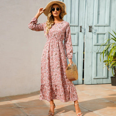 Böhmisches Maxi Kleid | Maxikleider Damen für Sommer-1