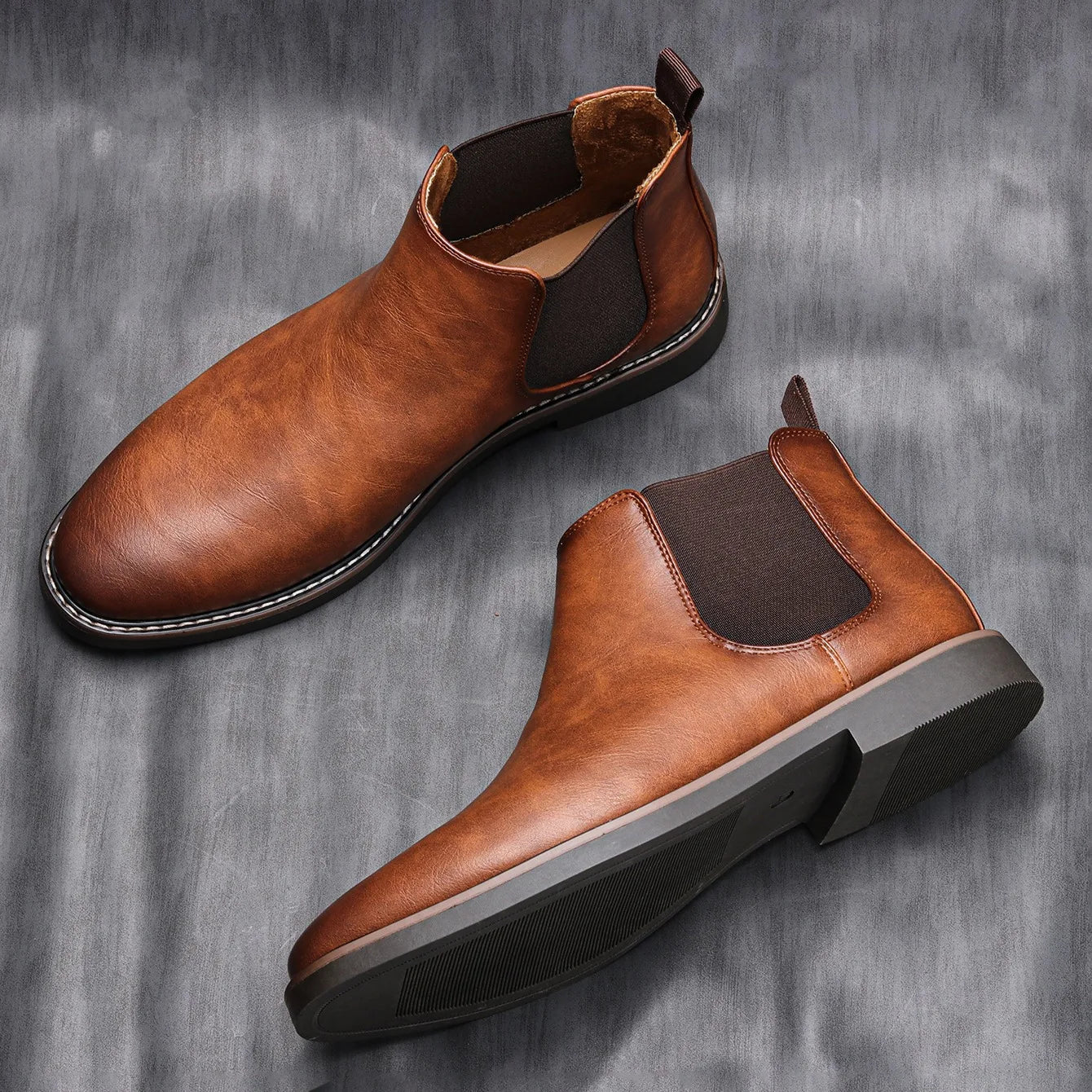 Ryder | Chelsea-Stiefel aus Hochwertigem Leder für Herren