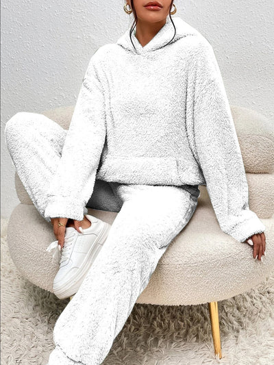 Lea | Warmes Winter-Kapuzenpulli-Hosen-Set