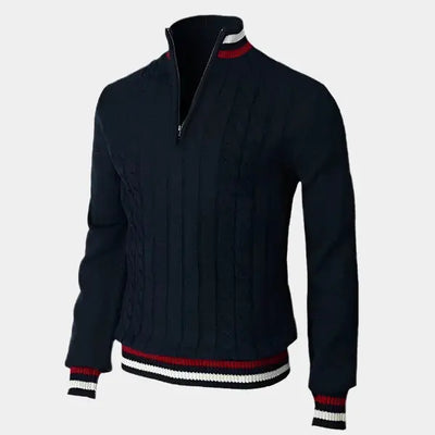 Max | Rollkragenpullover mit halbem Reißverschluss