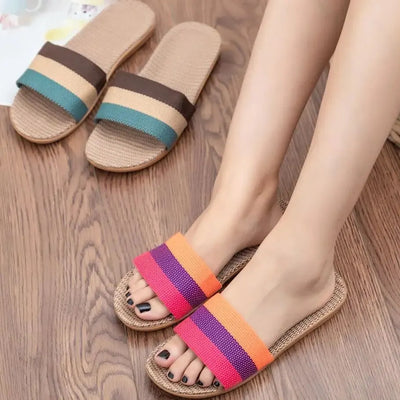 Lila | Flache Sandalen Damen für den Sommer-1