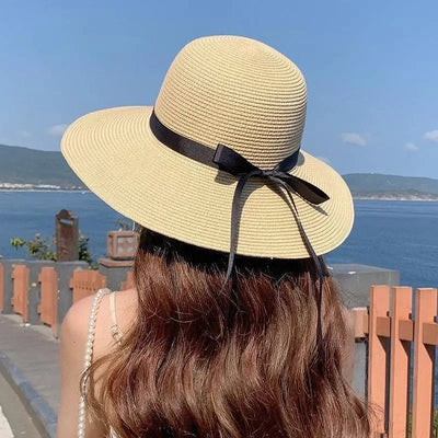 Gina | Strandhut für Frauen – Eleganter Sonnenschutz mit Breiten Kanten-2