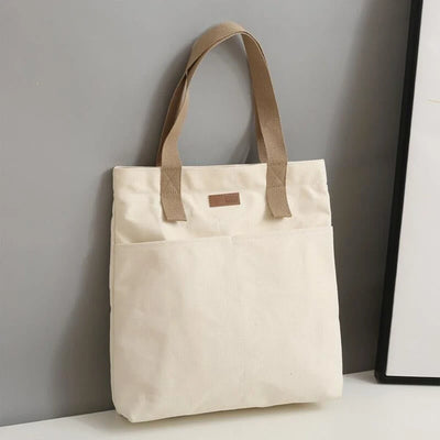 Lina | Einkaufstasche Shopper aus Leinwand