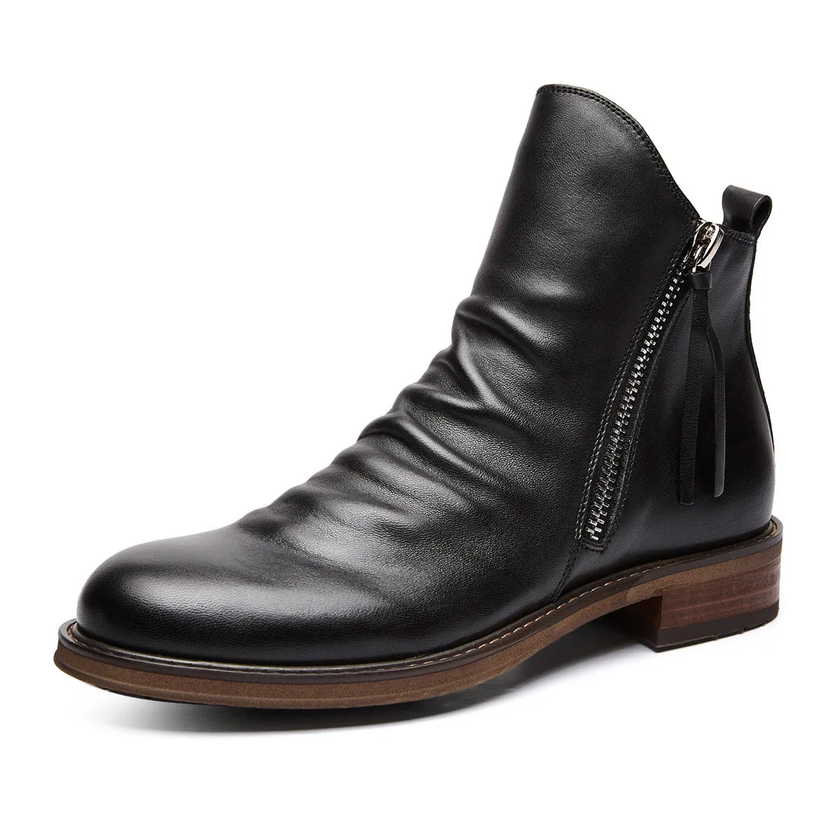 Maverick | Chelsea Stiefel Braun aus Leder für Herren