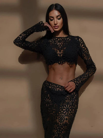 Berta | Wunderschönes Strandkleid Set