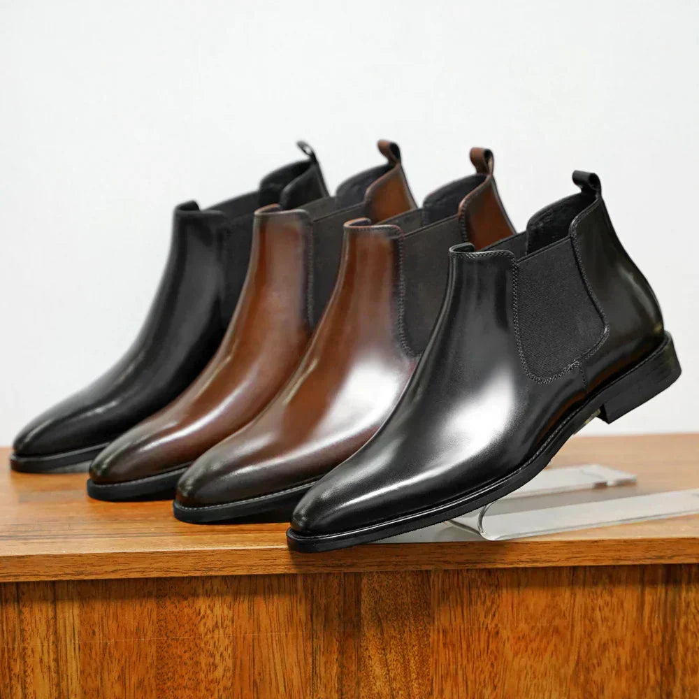 Walker | Stiefel aus echtem Leder in Braun