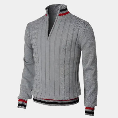 Max | Rollkragenpullover mit halbem Reißverschluss