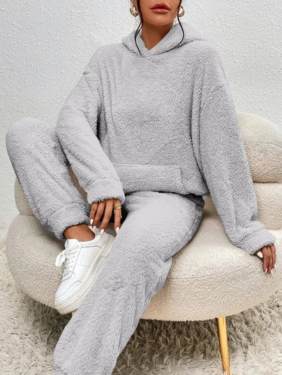 Lea | Warmes Winter-Kapuzenpulli-Hosen-Set