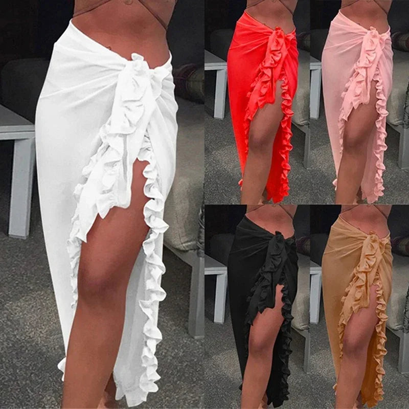 Chiffon Pareo | Strandkleid Damen-1