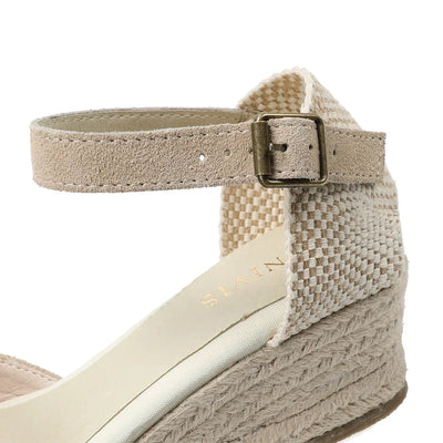 Evelyn | Damen Sandalen Wedge Flatform aus Echtem Kuhwildleder