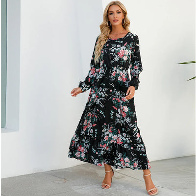 Variant image for Böhmisches Maxi Kleid | Maxikleider Damen für Sommer-2