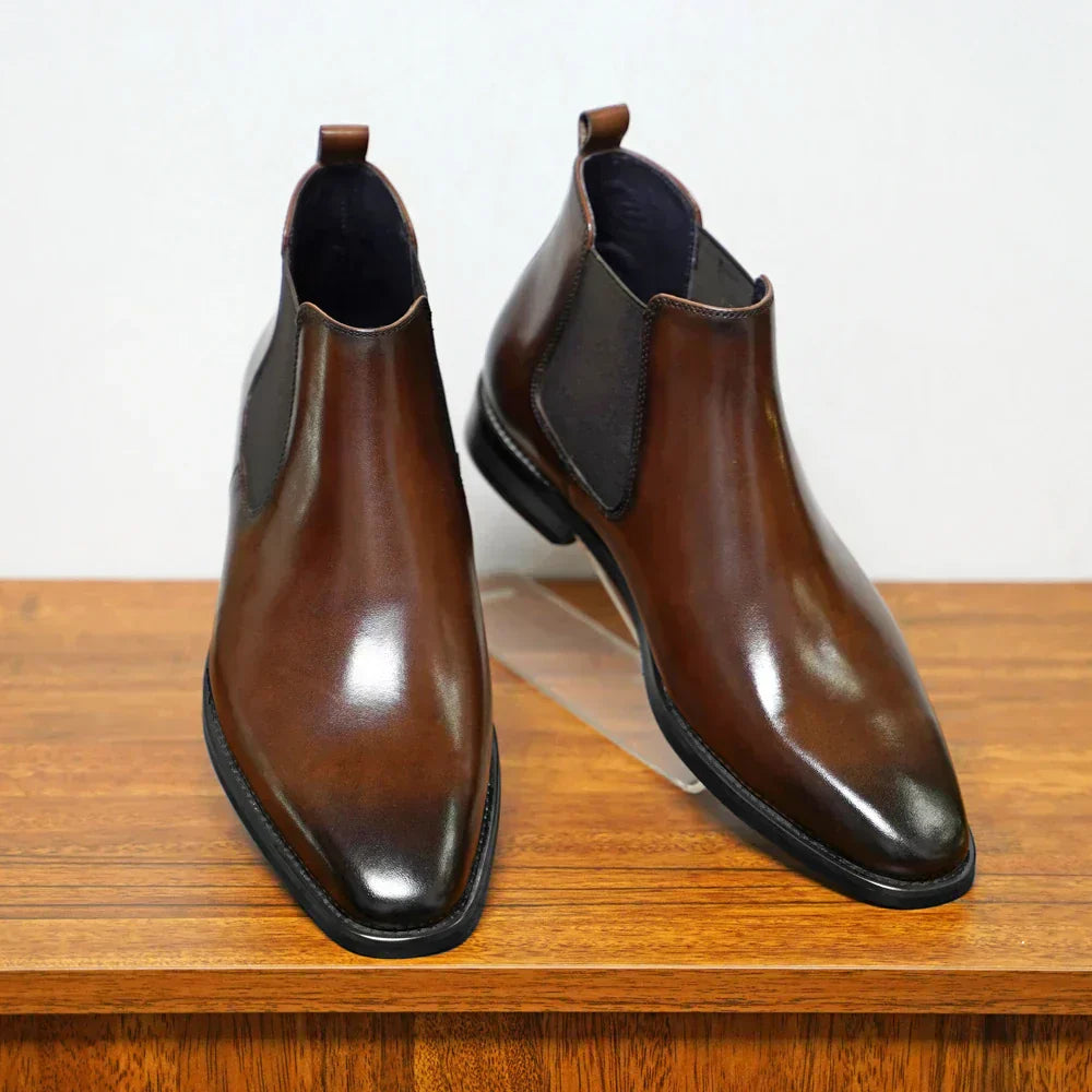 Walker | Stiefel aus echtem Leder in Braun