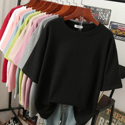 Rhoswen | T-Shirt – Übergröße, Baumwolle, Lässig und Modern