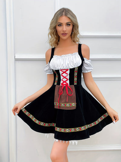 Kerstin | Elegantes Schulterfreies Dirndl Kleid