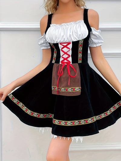 Kerstin | Elegantes Schulterfreies Dirndl Kleid