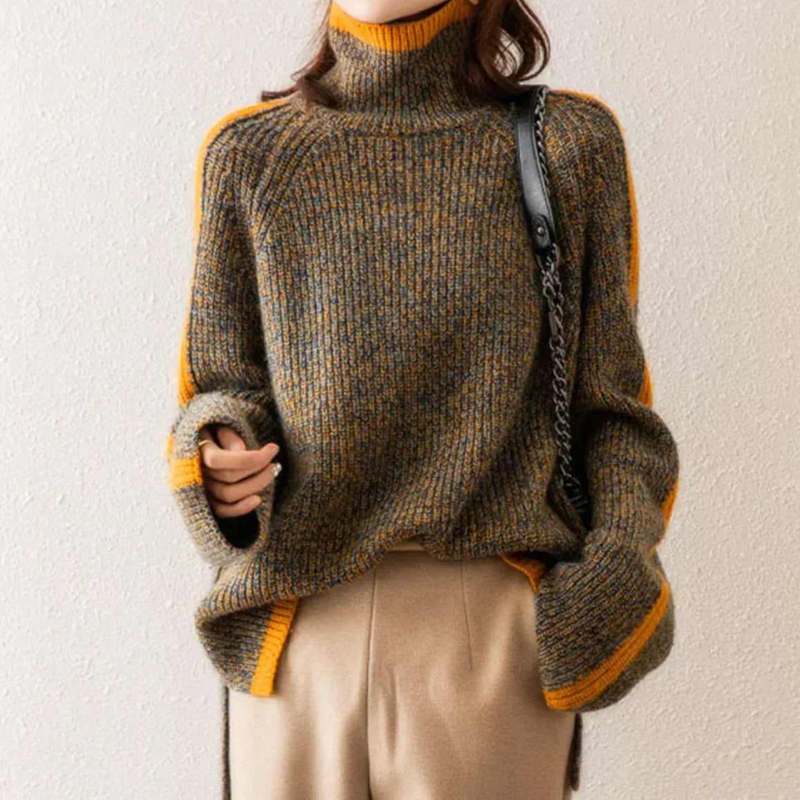 Sabine | Rollkragenpullover Moderner Pullover
